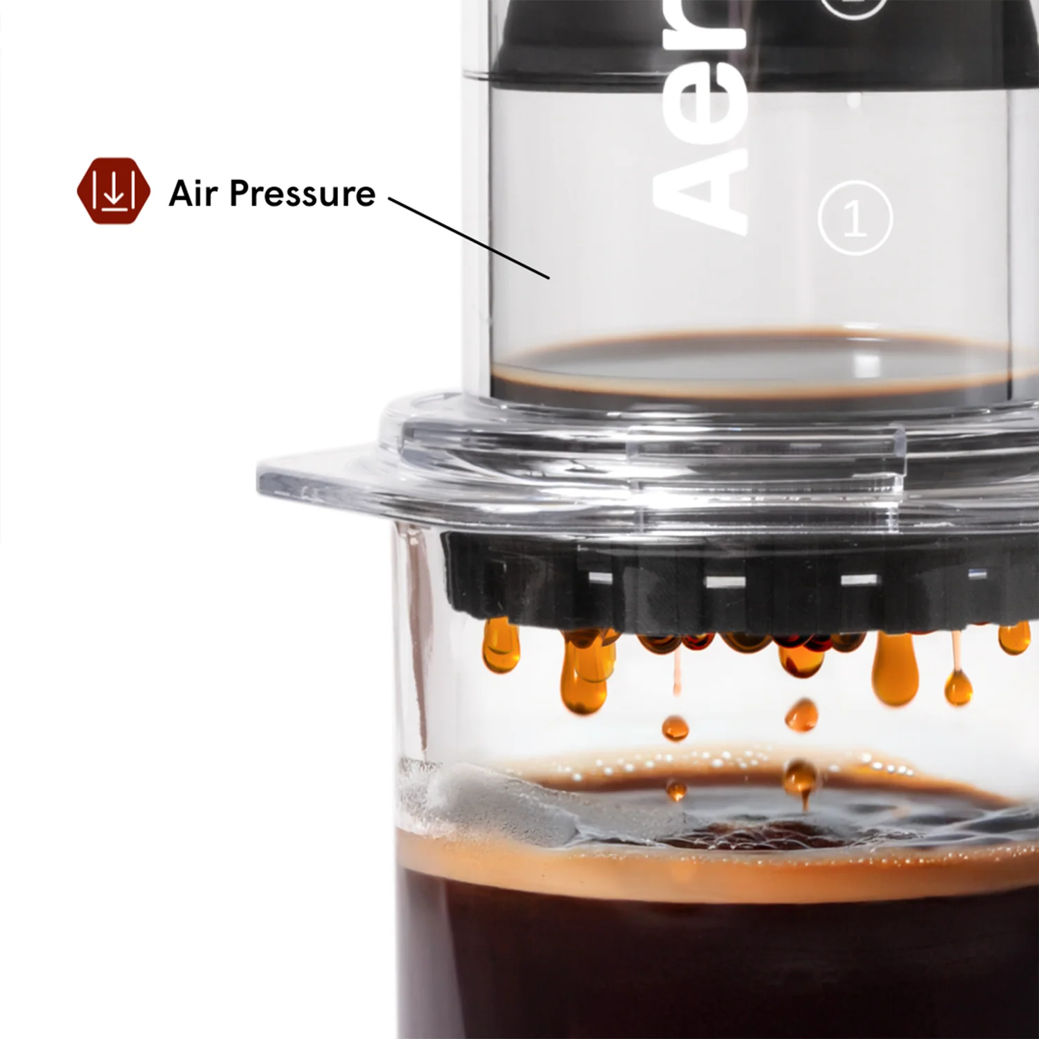 AeroPress Coffee Maker - Clear - Image 4