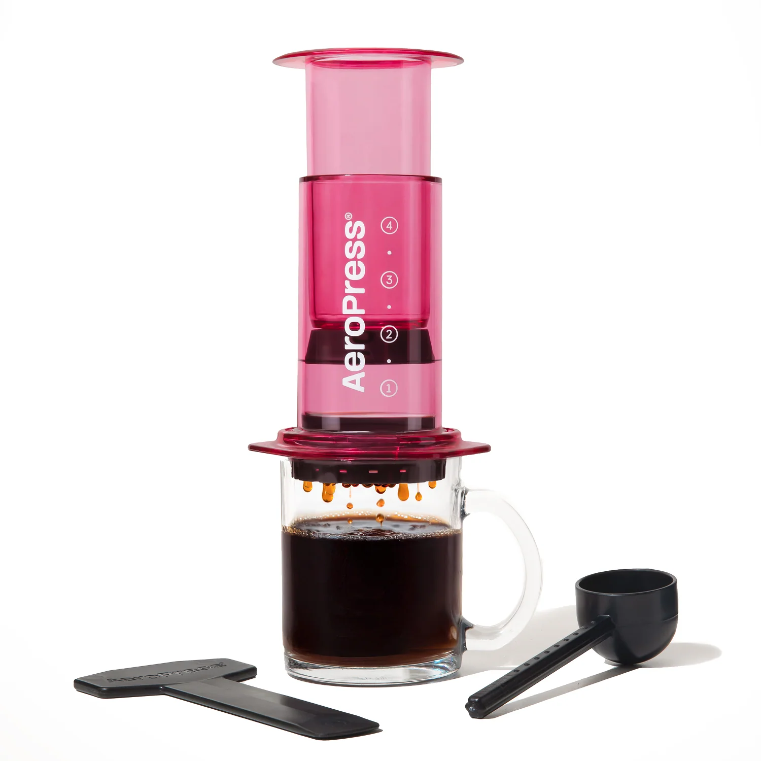 AeroPress Coffee Maker - Clear Colours - Image 3