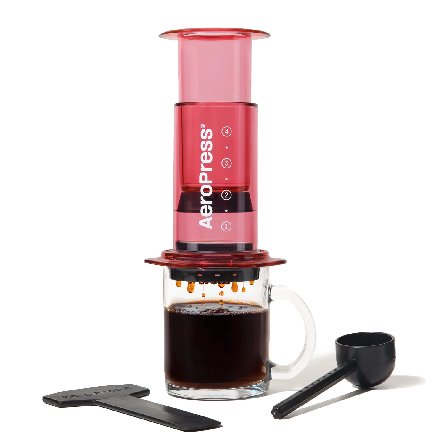 AeroPress Coffee Maker - Clear Colours - Image 8