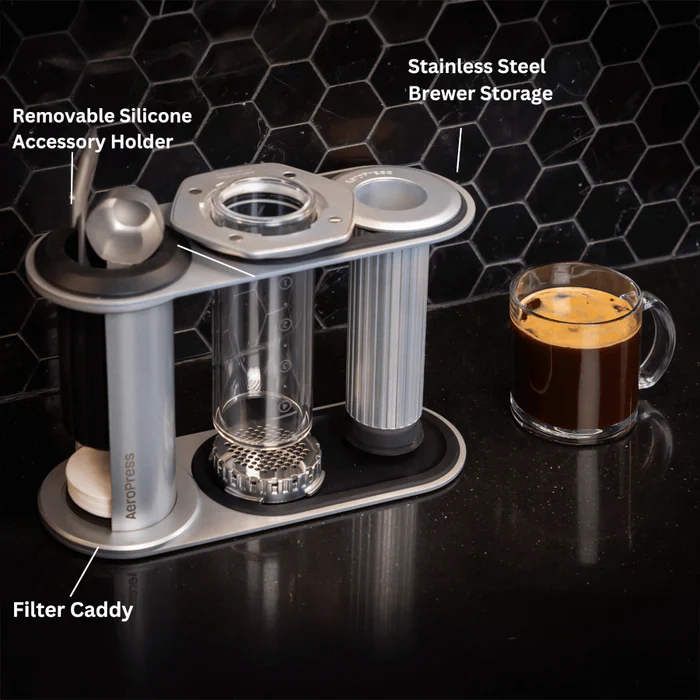 AeroPress Premium + Stainless Steel Organizer Bundle - Image 3